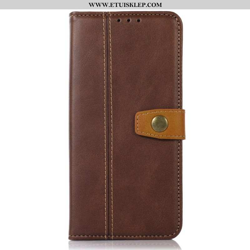 Etui Folio do Xiaomi Redmi Note 12 4G Taśma Tapicerska